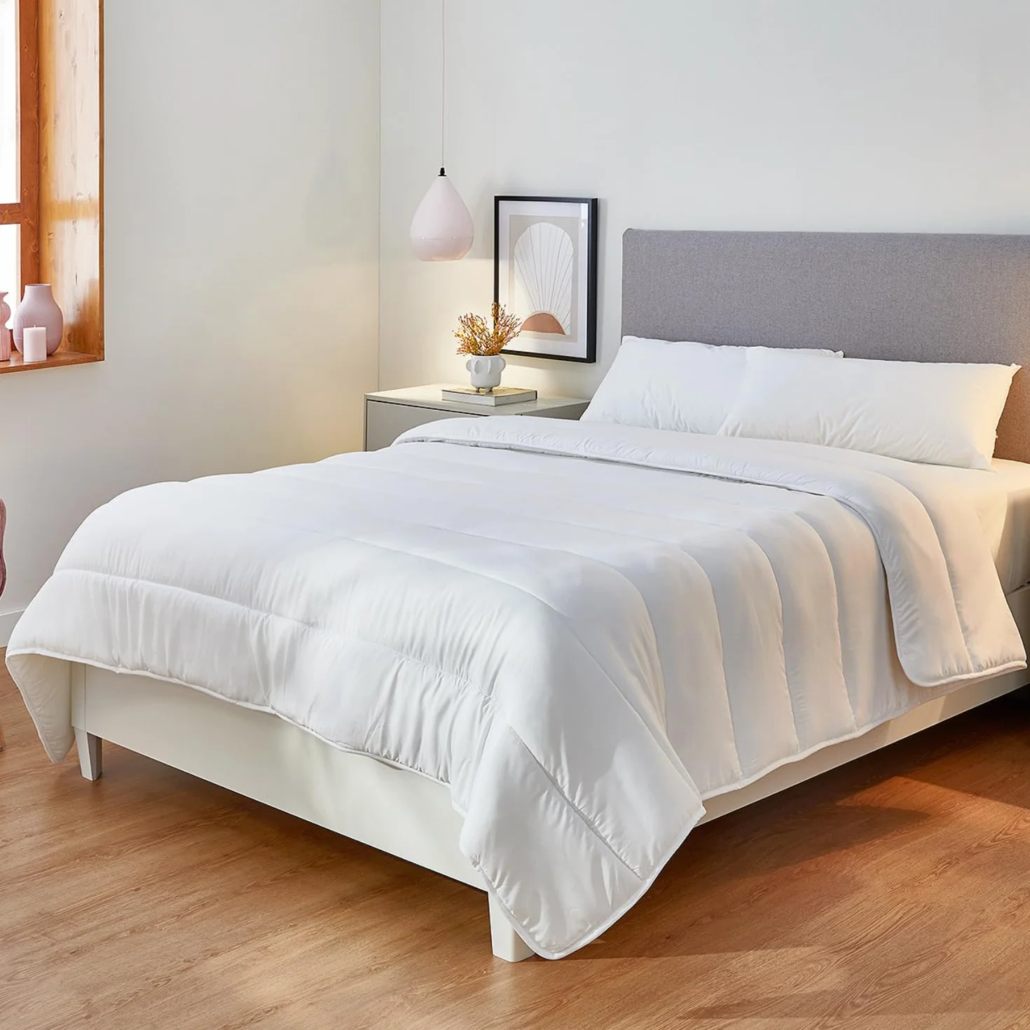Pikolin Home - Edredón Nórdico Otoño-Invierno 300gr, Fibra Ecolofil Tacto Plumón, Relleno para Cama 150 (220x240 cm)