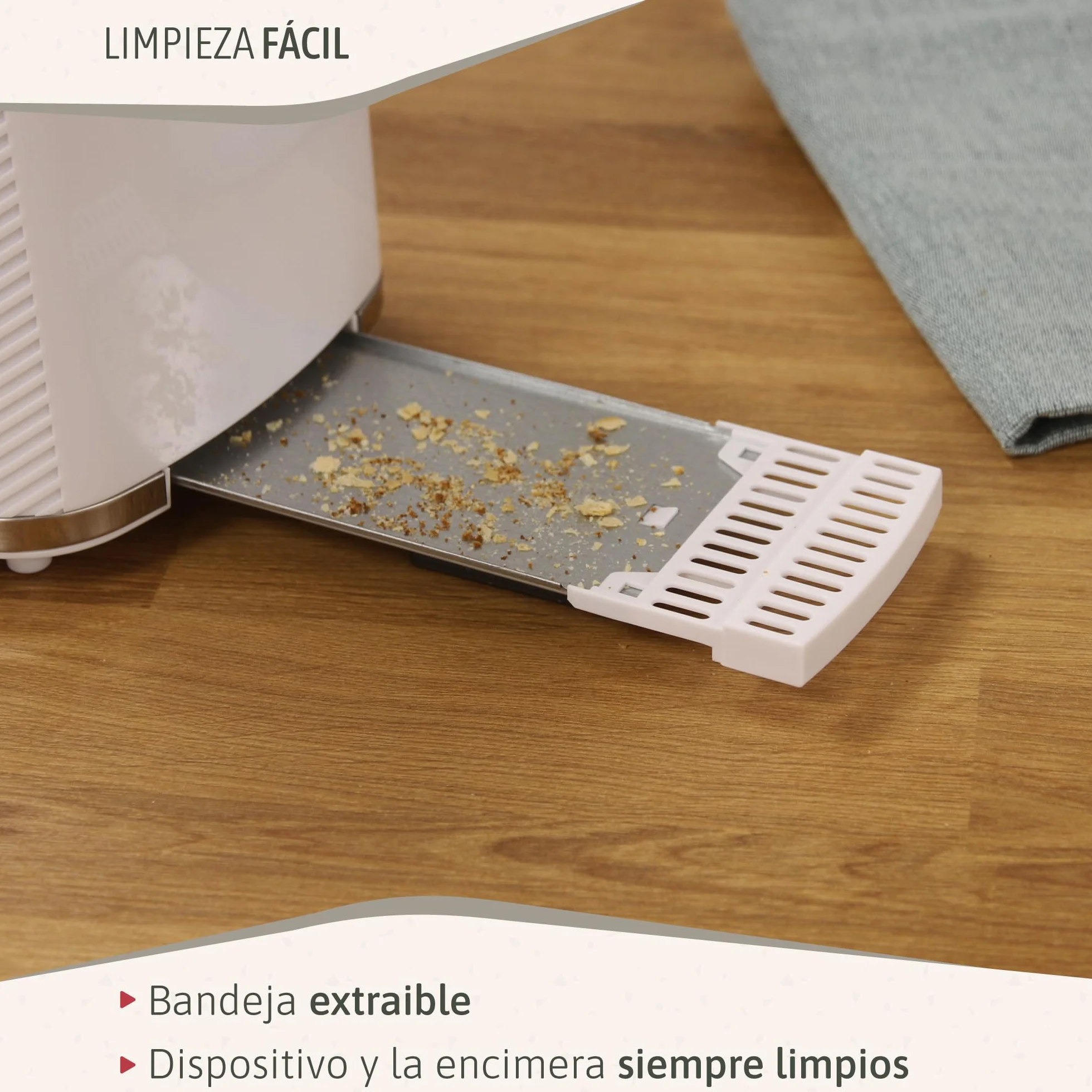 briebe Elegance Set Tostadora Pan Ranura Ancha 2 Rebanadas, 7 Niveles Tostado + Hervidor Agua Eléctrico 1,7L Inalámbrico, 2200W Ebullición Rápida, Libre BPA, Pack Desayuno Diseño Moderno Blanco