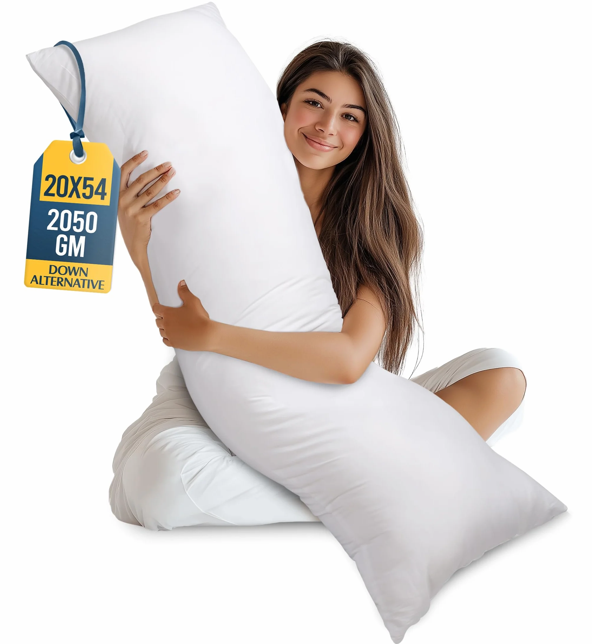 Utopia Bedding - Almohada de Cuerpo Entero Ultra Suave para Dormir, 1 Unidad