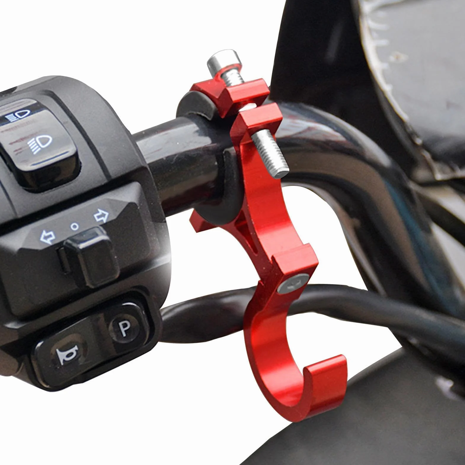 Ganchos de aleación de aluminio para motos eléctricas y scooter - Soporte de manillar