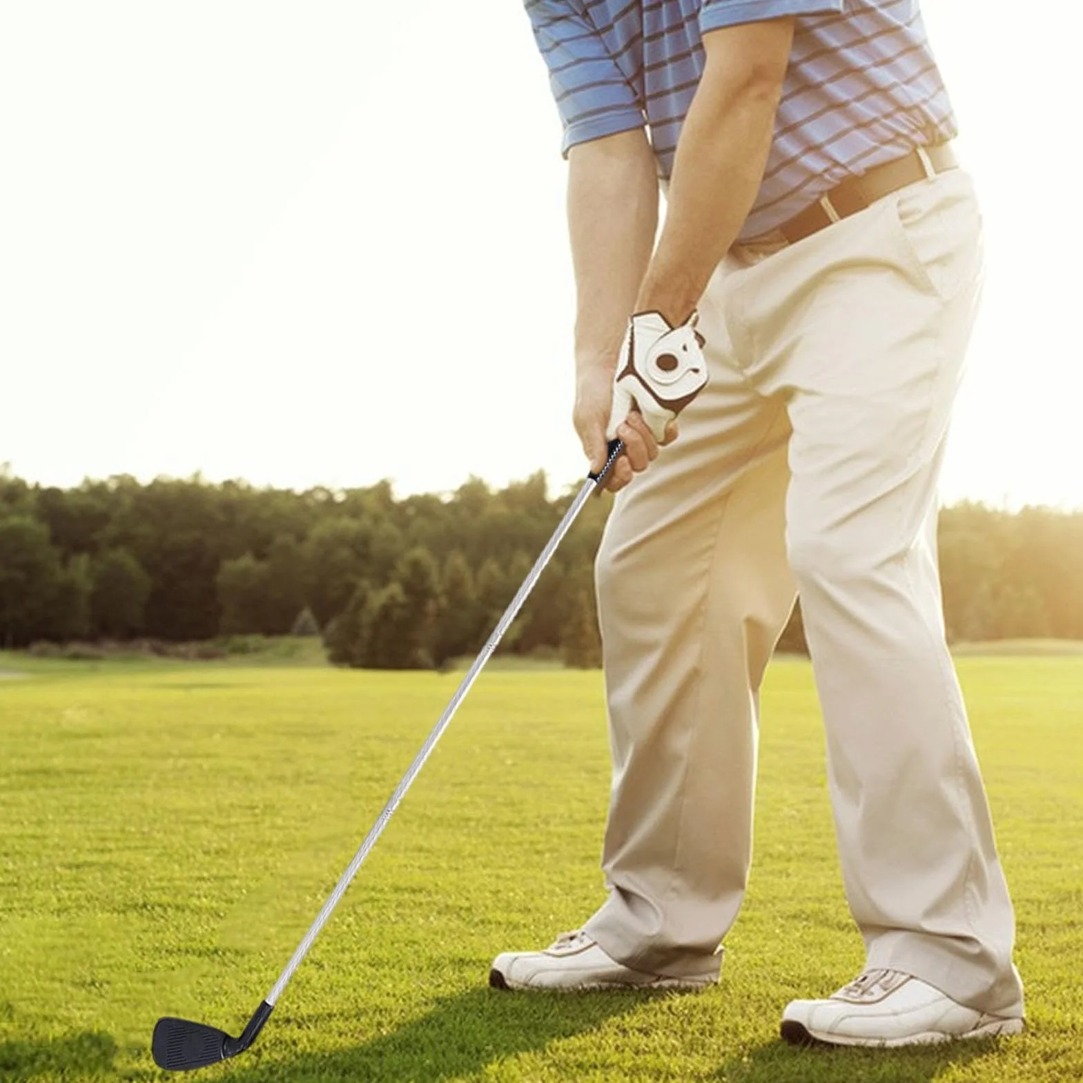 Mini putter de golf resistente para hombres diestros y zurdos, interiores y exteriores