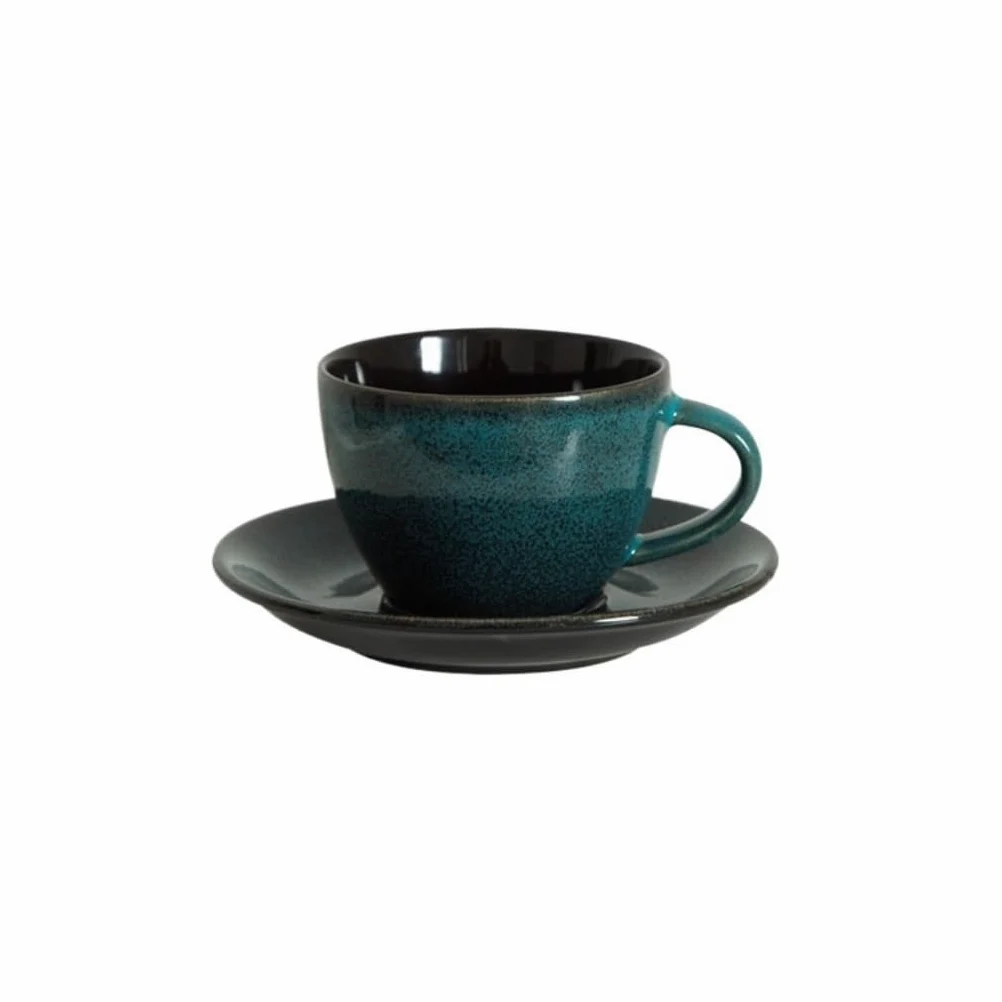 ENGENDER Tazas Cafe Taza De Café Esmaltada Al Horno, Juego Simple Té La Tarde Mug Cups(B)