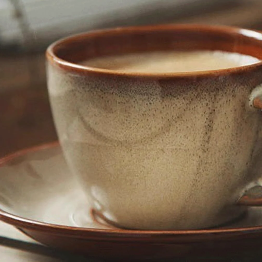 ENGENDER Tazas Cafe Taza De Café Esmaltada Al Horno, Juego Simple Té La Tarde Mug Cups(B)
