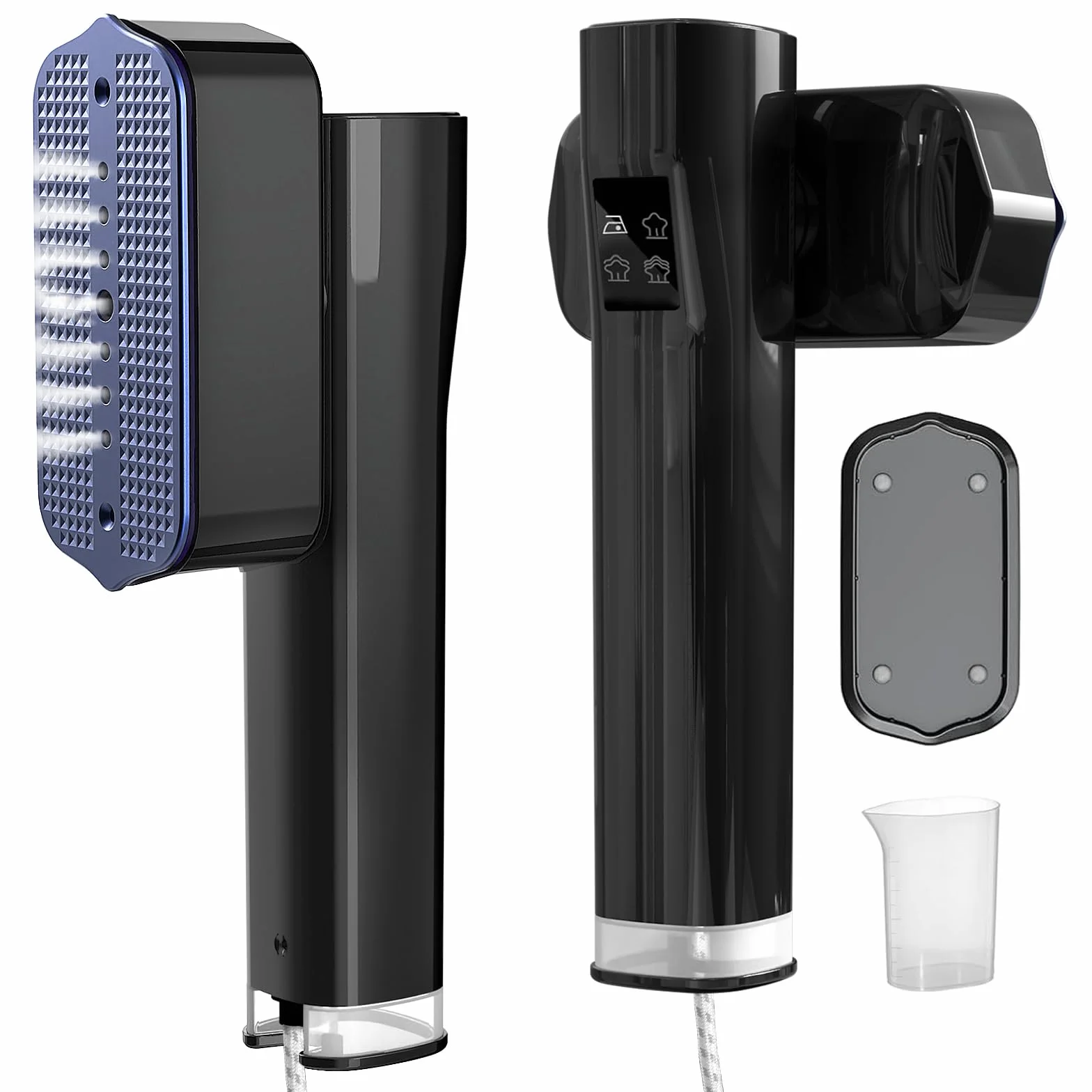 Plancha de vapor, portátil y manejable, calentamiento rápido de 15 segundos, plancha de vapor 2 en 1 para viajes globales y vacaciones