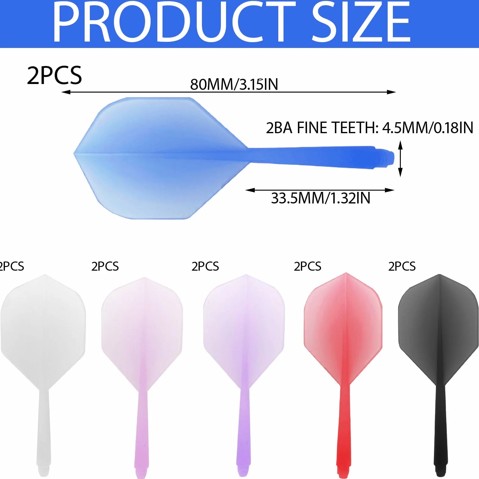 SSKHE 12 Piezas de Accesorios para Dart, Plumas Dardos Profesionales, Plumas Dardos Integradas con Cañas, Ideal para Jugadores de Dardos y Competencias