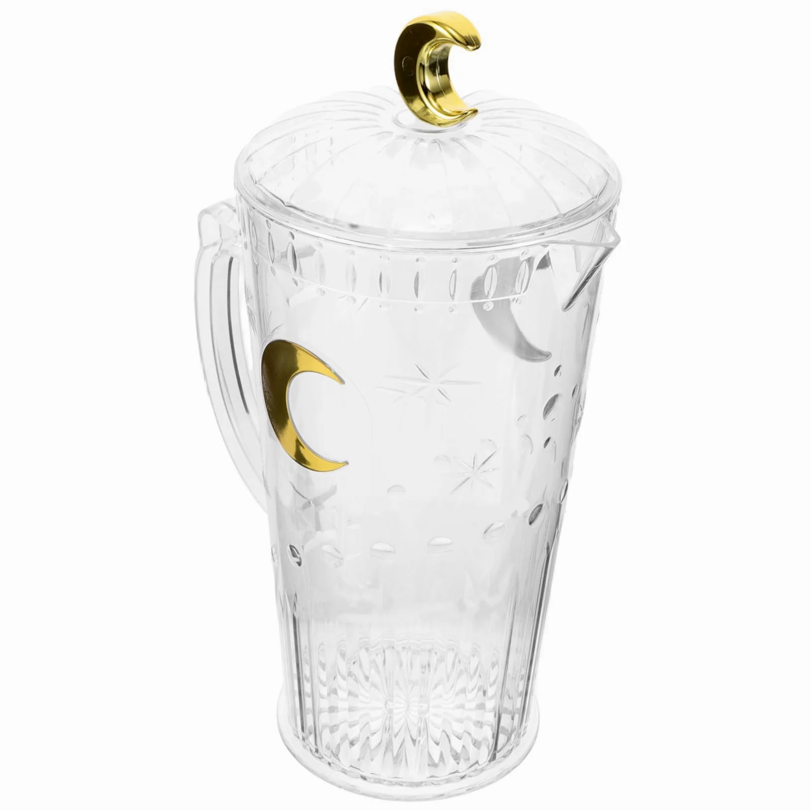 UKCOCO Jarra Grande Transparente Tapa De Gatillo Hervidor De Agua Jarra De Leche Dispensador De Bebidas