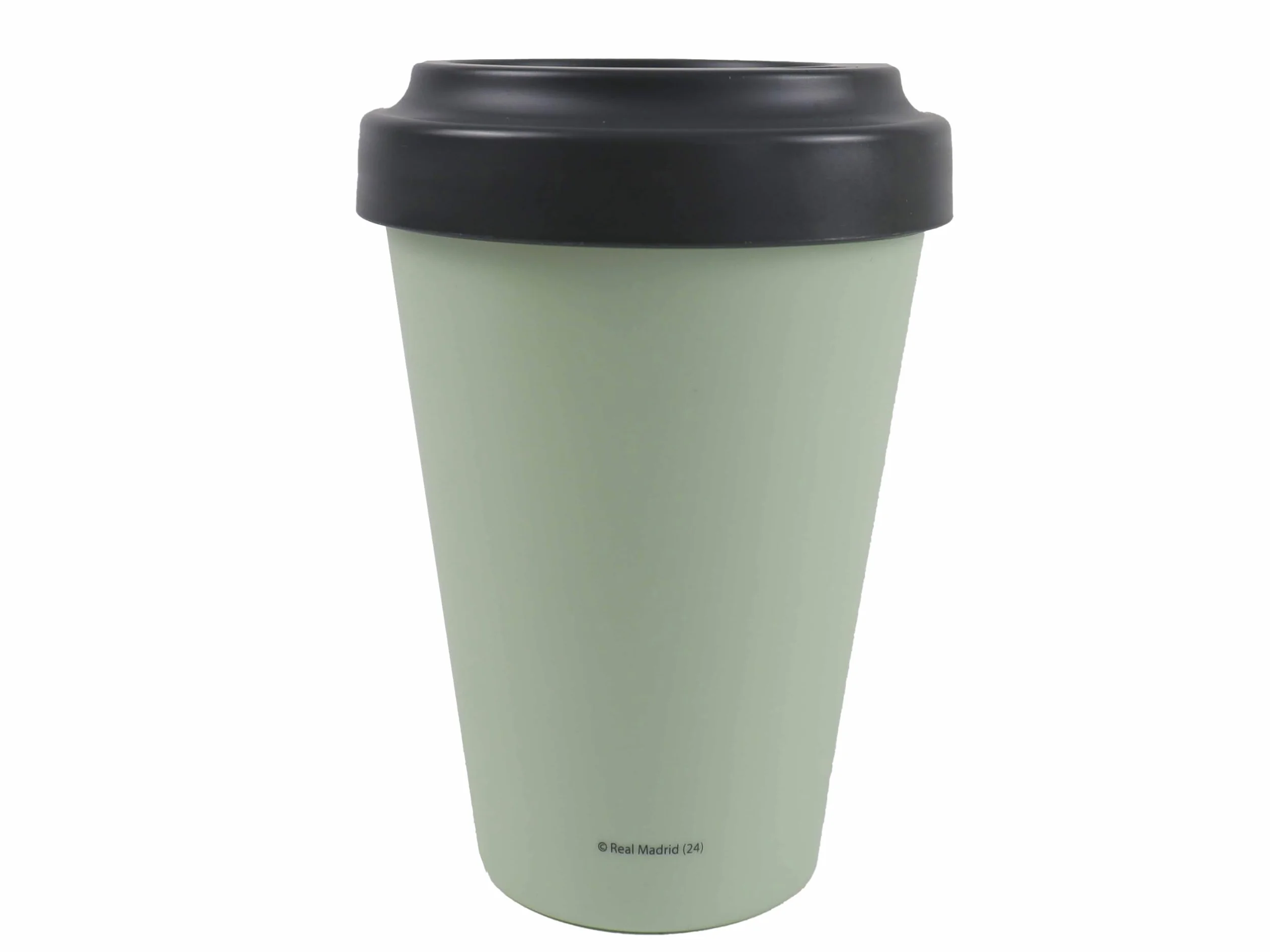 CYPBRANDS Real Madrid Vaso para llevar con Tapa Verde Oficial