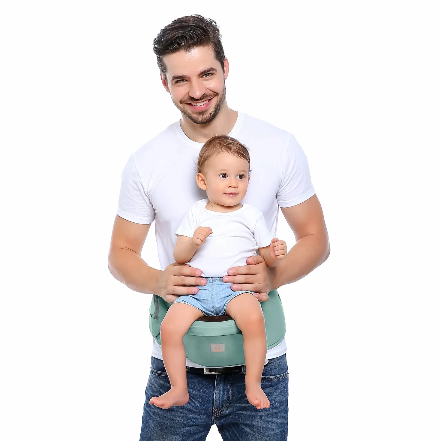 Taburete de Cintura para Bebé 0-36 Meses GAGAKU Azul Claro