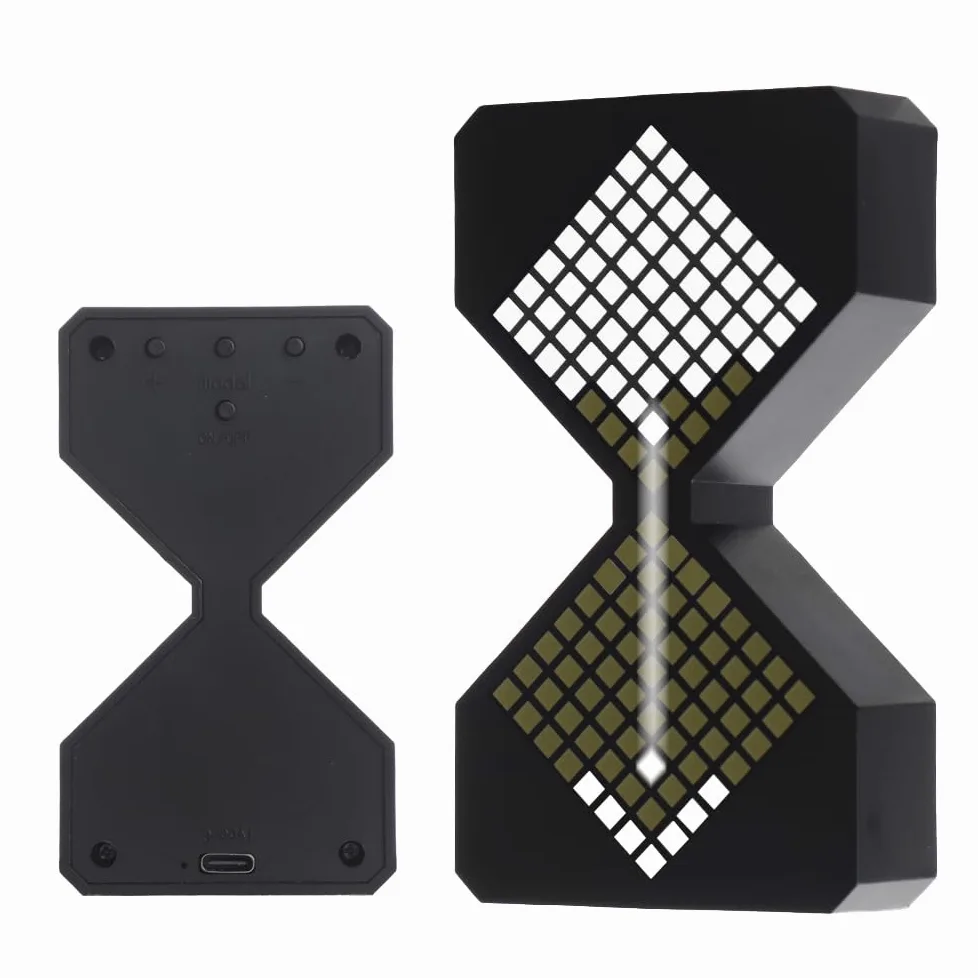 Temporizador electrónico digital LED de inducción por gravedad con reloj de arena, ajuste libre de 1 a 30 minutos, temporizador digital de bricolaje, adecuado para cocina, habitación, aula