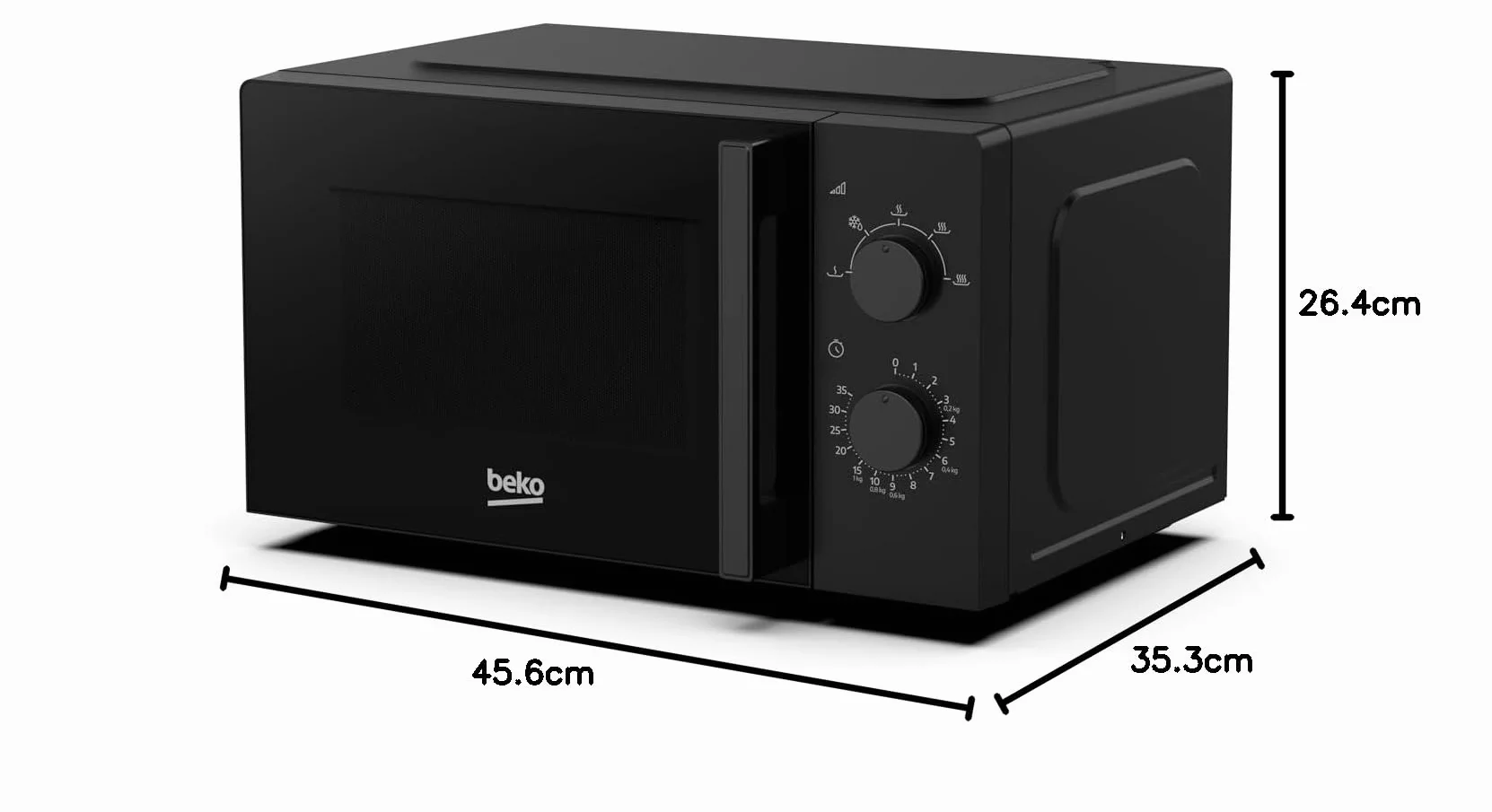 FORNO M/O 700W 20LT 5LIV.POT. TIMER NERO