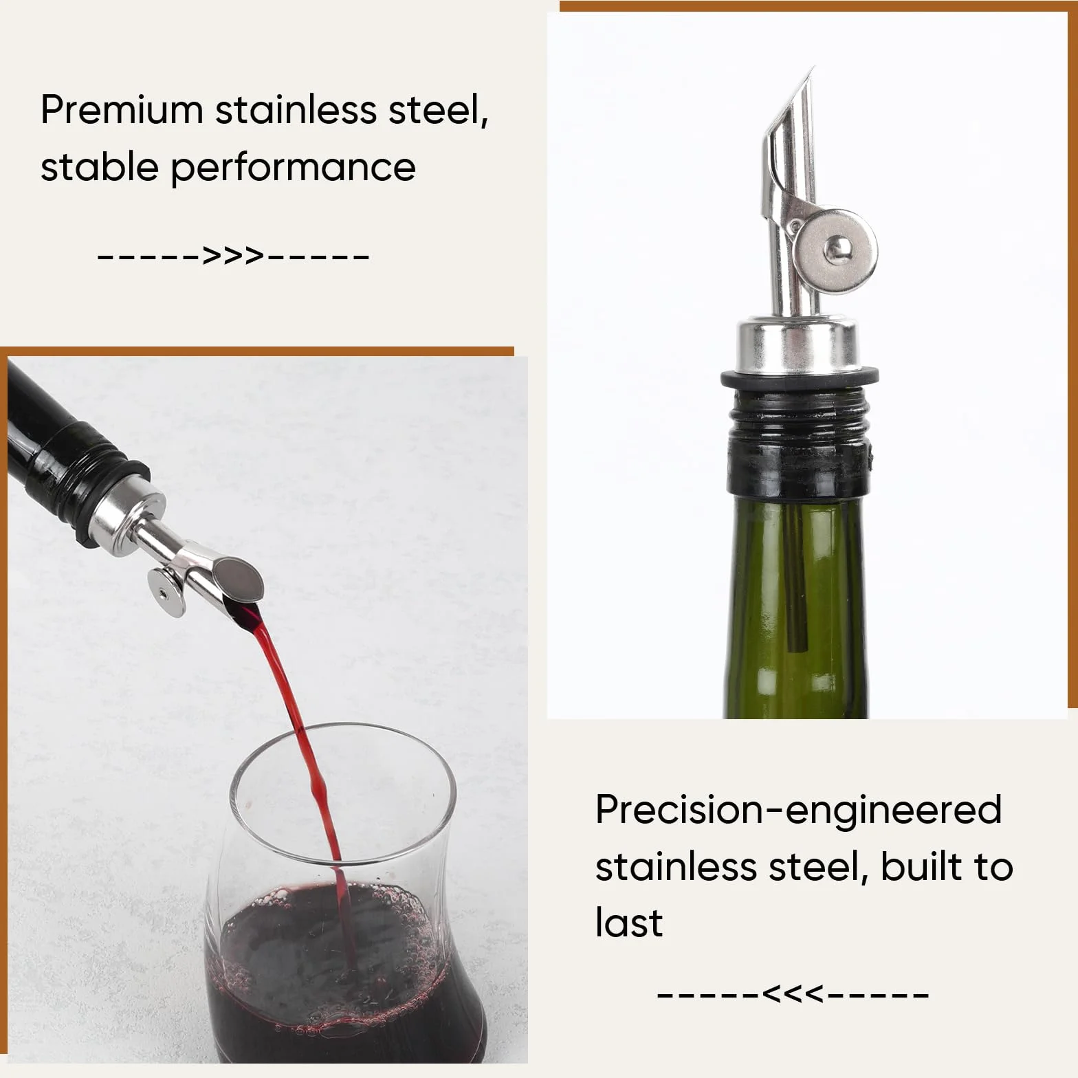 Sacacorchos Manual Set, Sacacorchos de Aire a Presión, Abrebotellas Profesional, Boquilla Plegable Automática, Vertedor de Botellas de Acero Inoxidable, Set de Accesorios para Vino