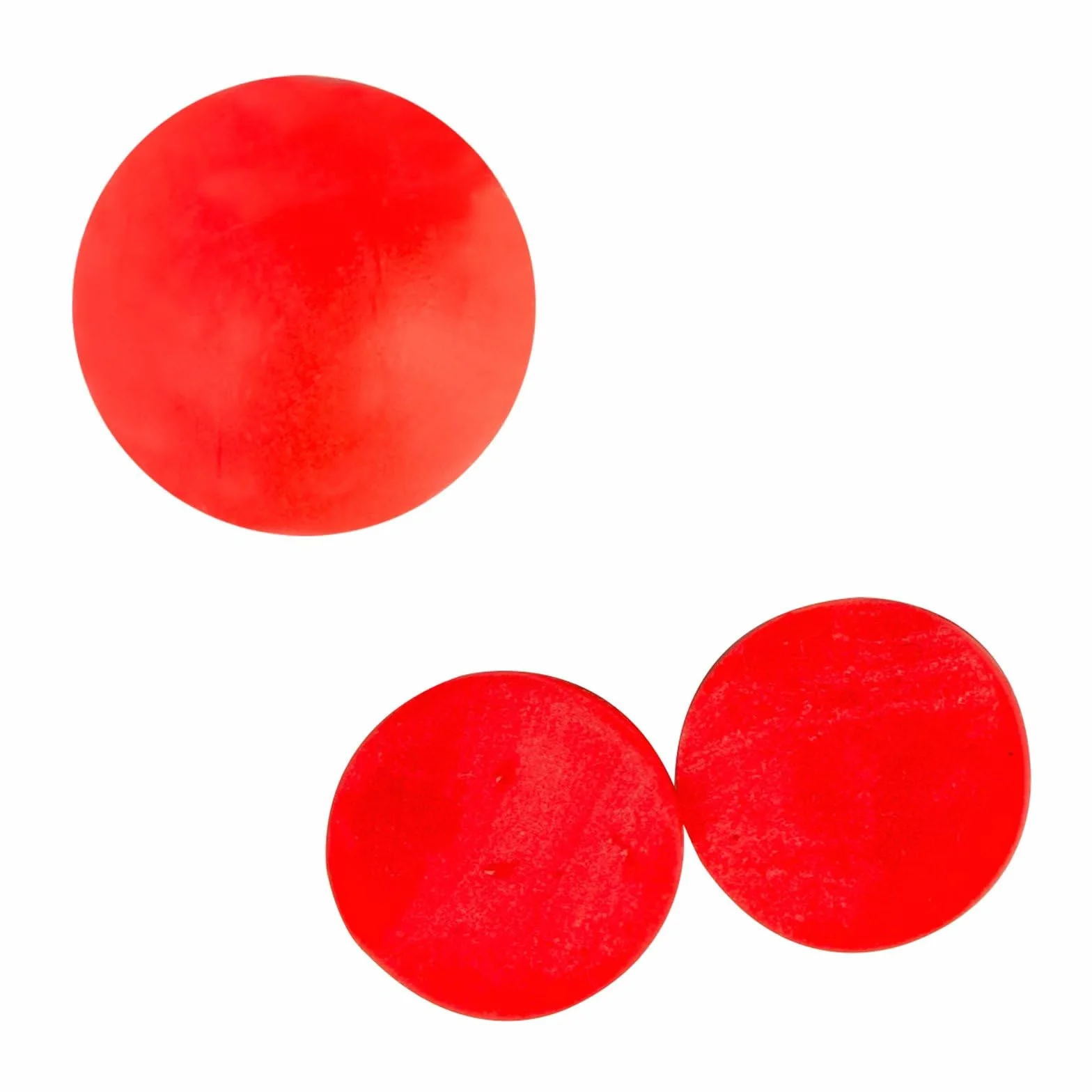Bolas de pintura de calibre 250 x 0,43 reutilizables 43 unidades para entrenamiento al aire libre (rojo)