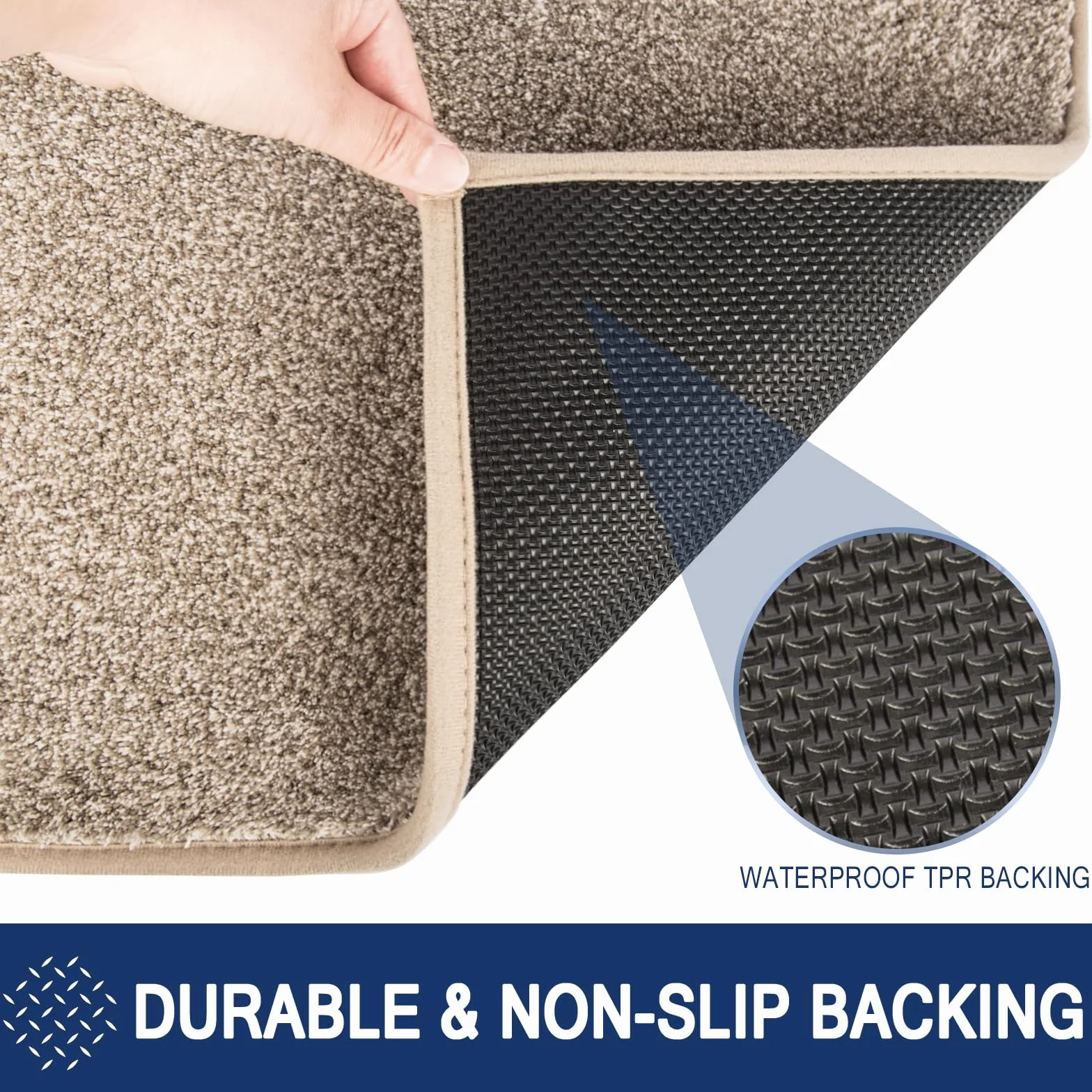FCSDETAIL Alfombra Atrapapolvo, Alfombra Antideslizante Lavable en Lavadora, Felpudo de Entrada con Microfibras Suaves Absorbentes para Perro, Entrada, Puerta y Pasillo