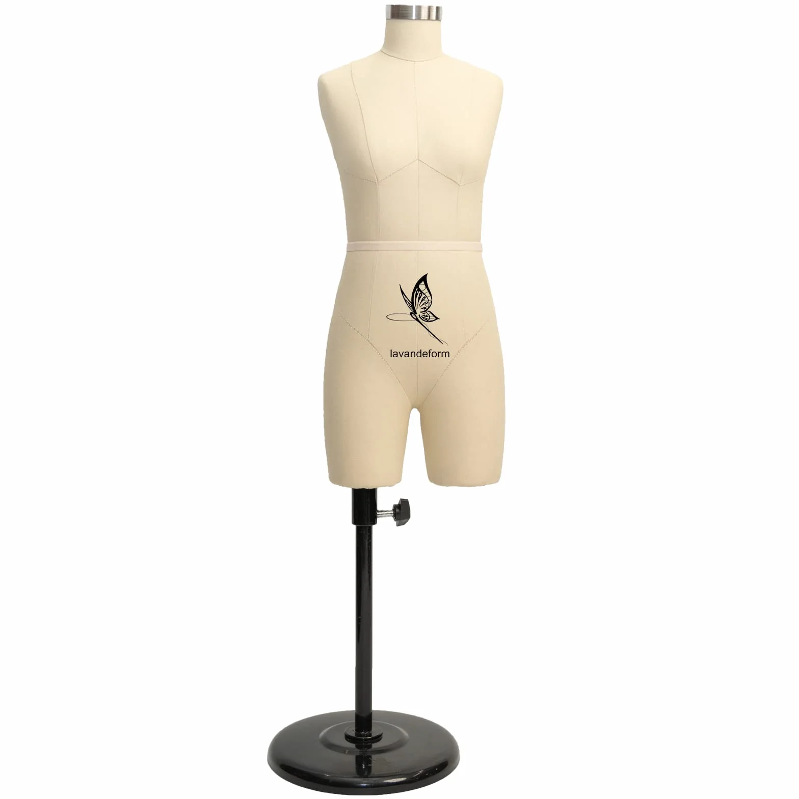 Maniquíes de costura de tamaño medio para coser en miniatura (no se trata de talla adulta). Se pueden perforar agujas en los maniquíes de costura de 1/2. (Brazo suave beige)