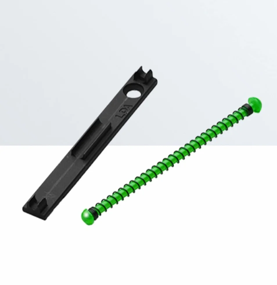 Mira Universal LPA Sights Aluminio Fibra Óptica Verde