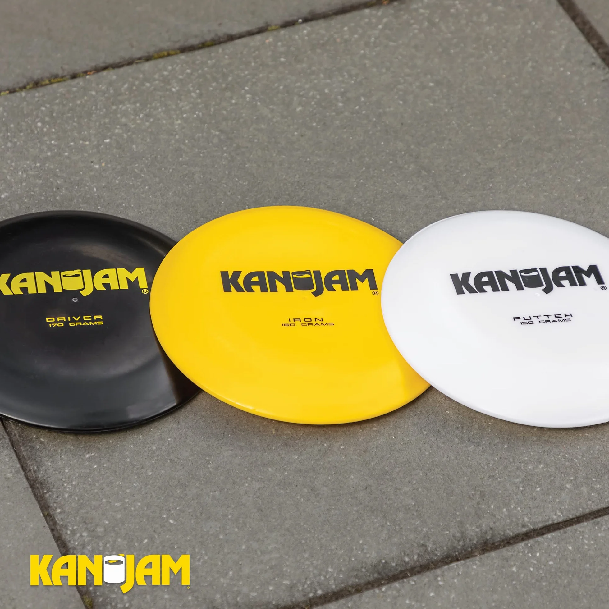 Kan Jam Ultimate Disc Golf Set with Disc, Basket Retrievers, Carry Bag