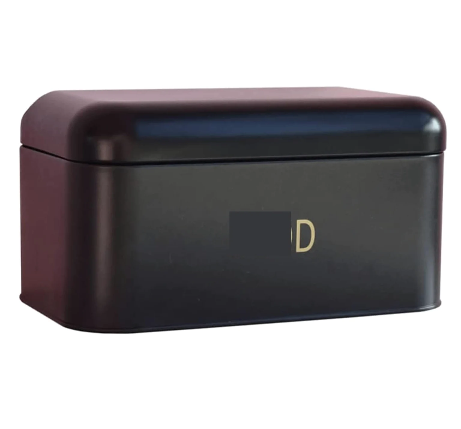 Caja De Pan Panera Para Pan Caja De Pan De Metal Para Repostería Y Contenedor De Alimentos, Almacenamiento De Pan Para Almacenamiento De Caja De Pan De Mostrador Caja Contenedor De Pan(30*18*16cm)