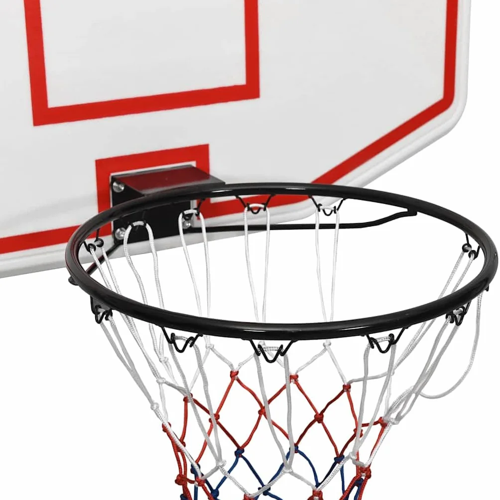 Tablero de Baloncesto Polietileno Blanco 71x45x2 cm