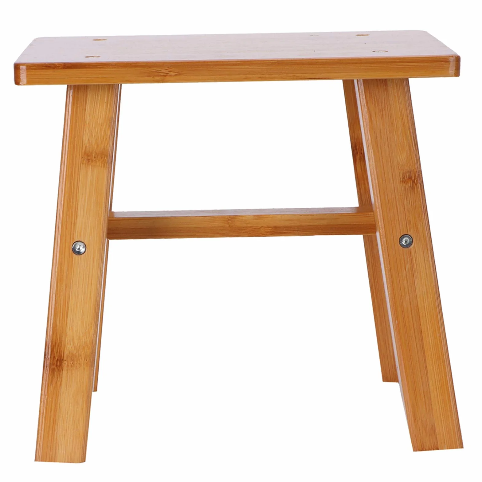Taburete bajo Pequeño de Madera, Banco para Niños, Taburete Cuadrado, Taburete con Escalones Redondos, Textura Suave con Esquinas Redondeadas para la Sala de Estar del Hogar(2#)