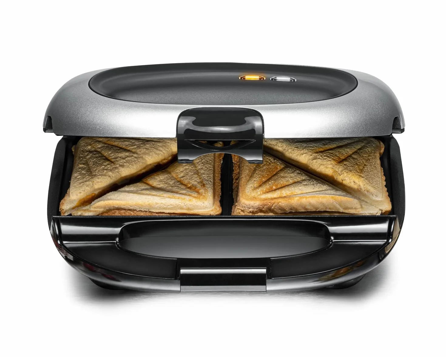 Rommelsbacher ST 1000 tostiera 1000 W Nero, Argento (Rommelsbacher ST 1000 sandwichtoaster)