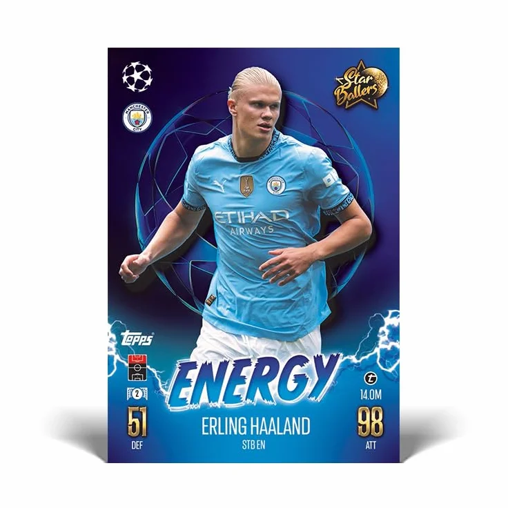 Topps Match Attax 24/25 Actualización Mega Multipack #4 Star Ballers 41 cartas