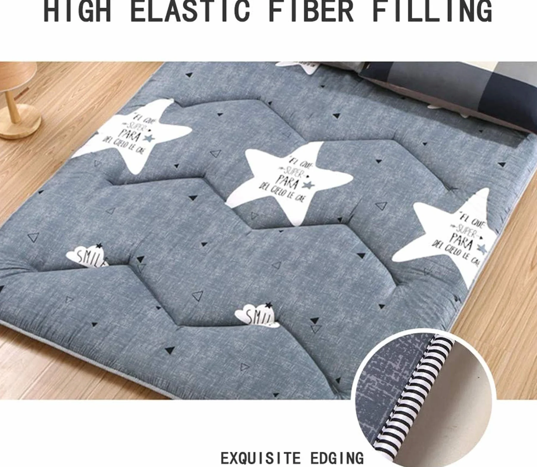 Colchón Japonés para El Suelo Colchón Japonés Futón Esterilla Tatami para Dormir Grueso Plegable Esterilla Tatami Enrollable Colchones para Invitados Colchón Individual para El Suelo