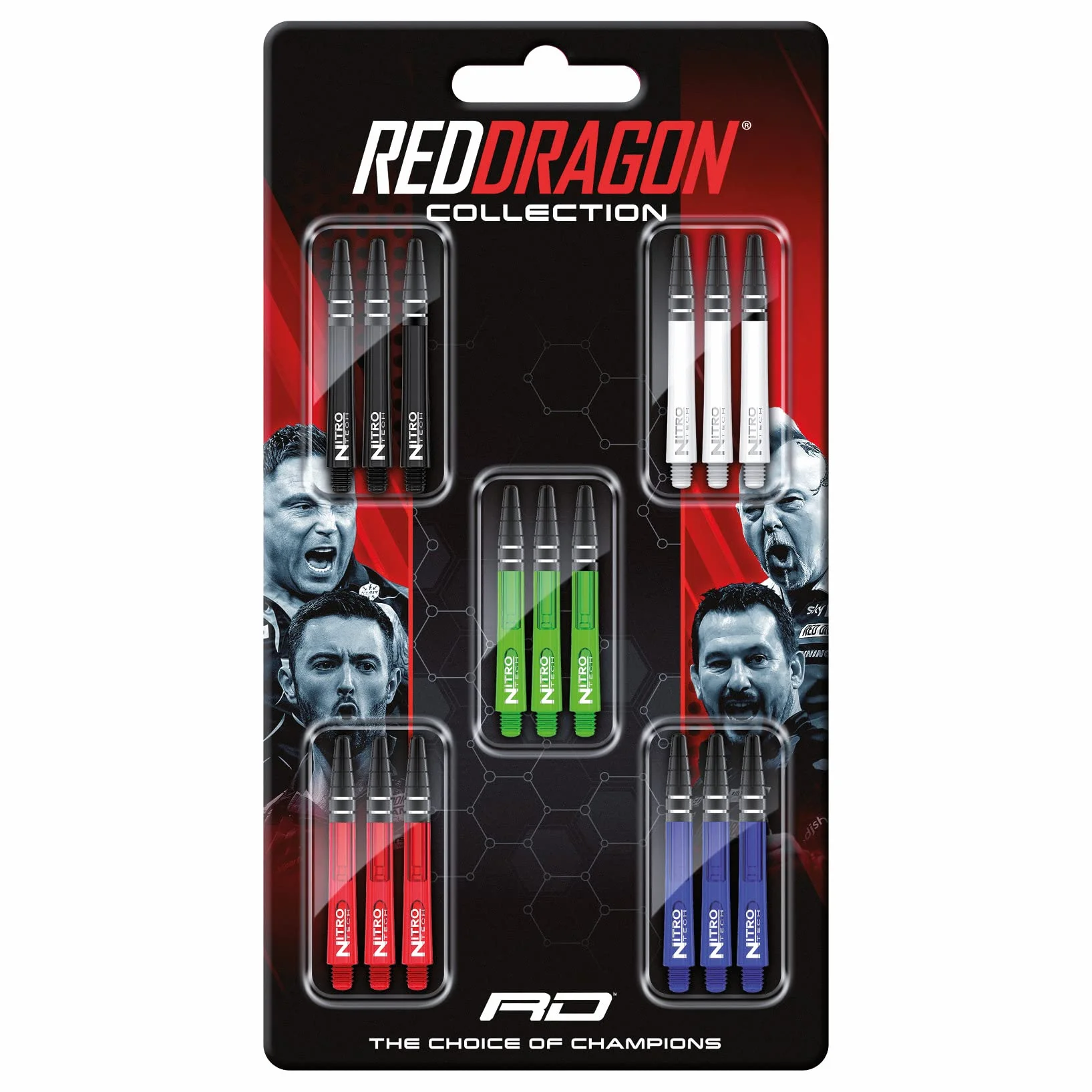 RED DRAGON Colecciones de Dardos 5 Juegos por Paquete (15 Olas en Total)