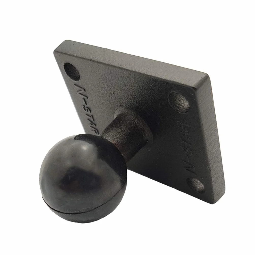 zkm Base de Montaje Cuadrado de Aluminio Cabeza esférica para Montaje de ram para Garmin Zumo/Tomtom Black