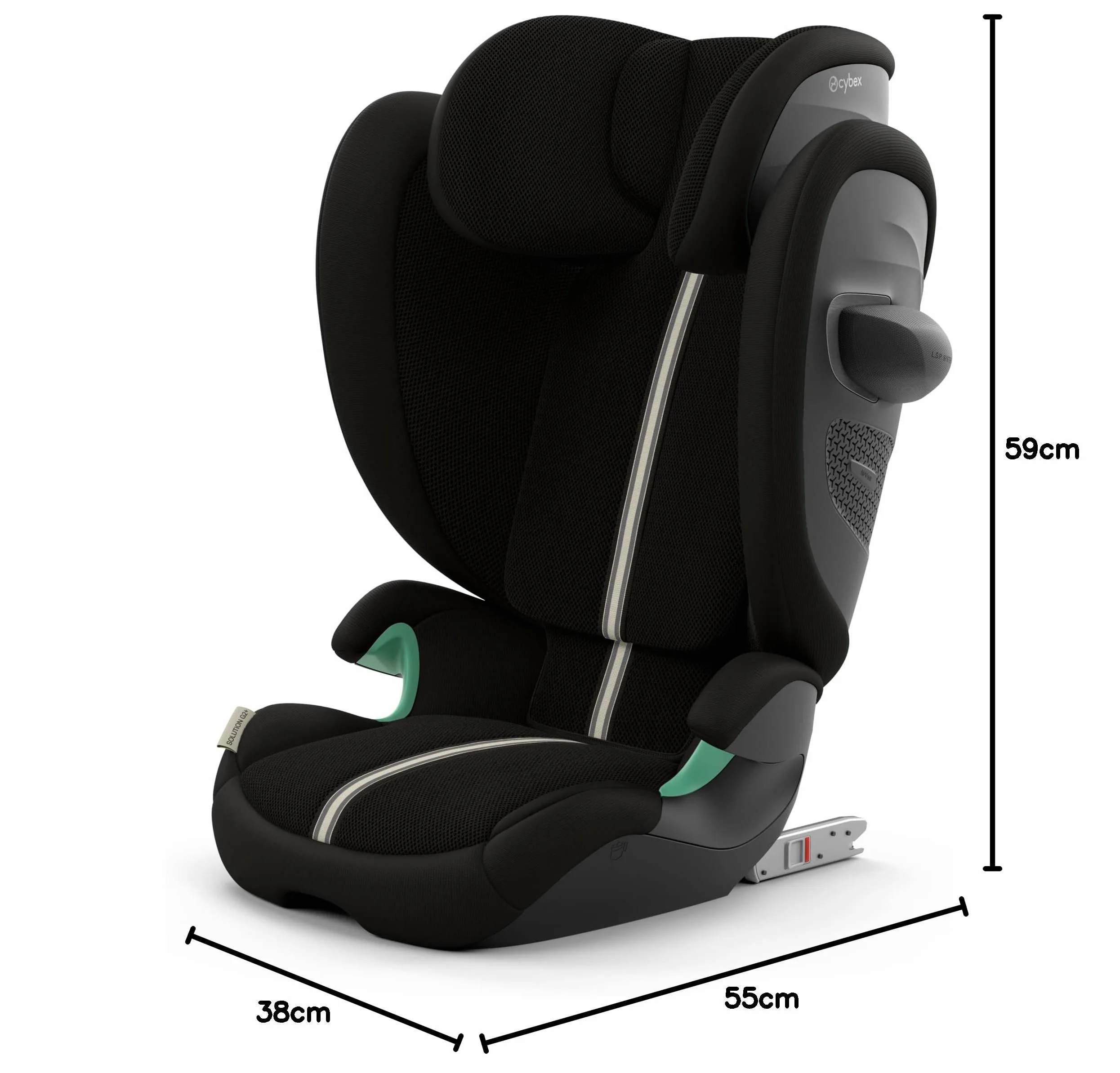 Cybex Solution G2 Plus Moon Black-black PU1
