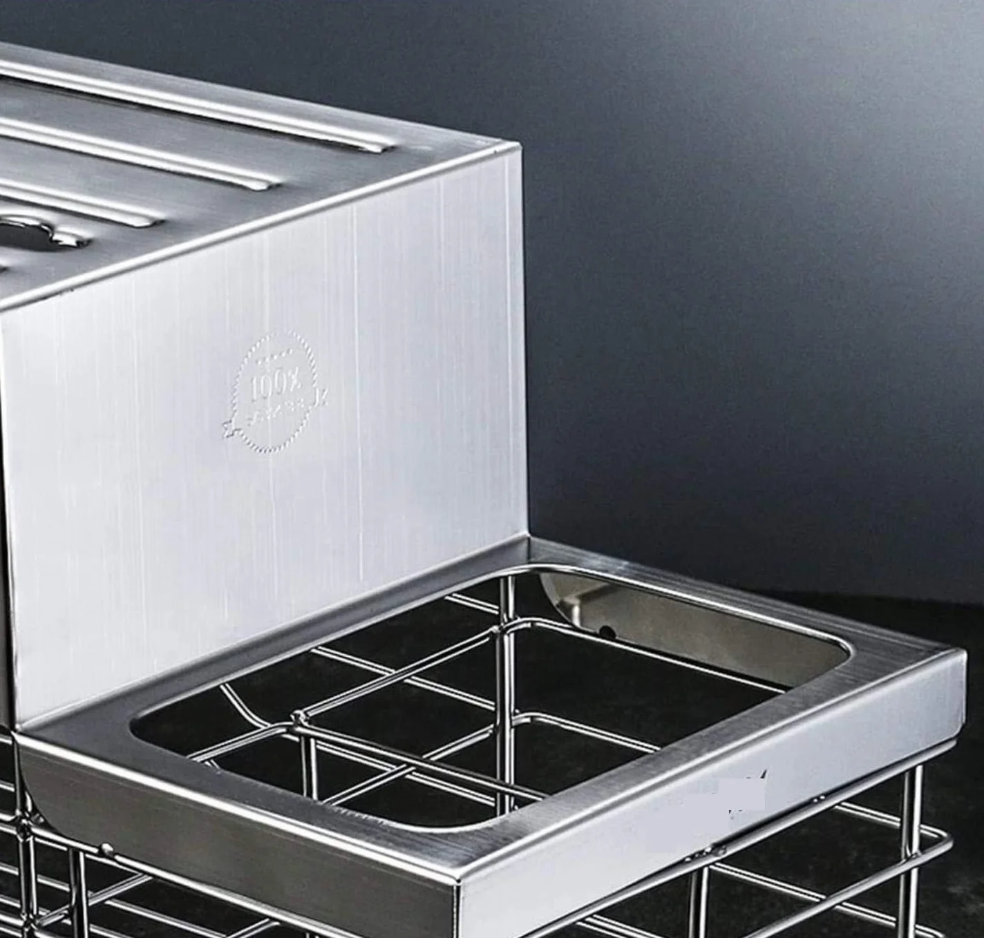 Bloque Cuchillos Cocina Soporte para Cuchillos De Ventilación Hueca, Soporte Universal De Acero Inoxidable para Palillos, Bloque para Cuchillos De Cocina