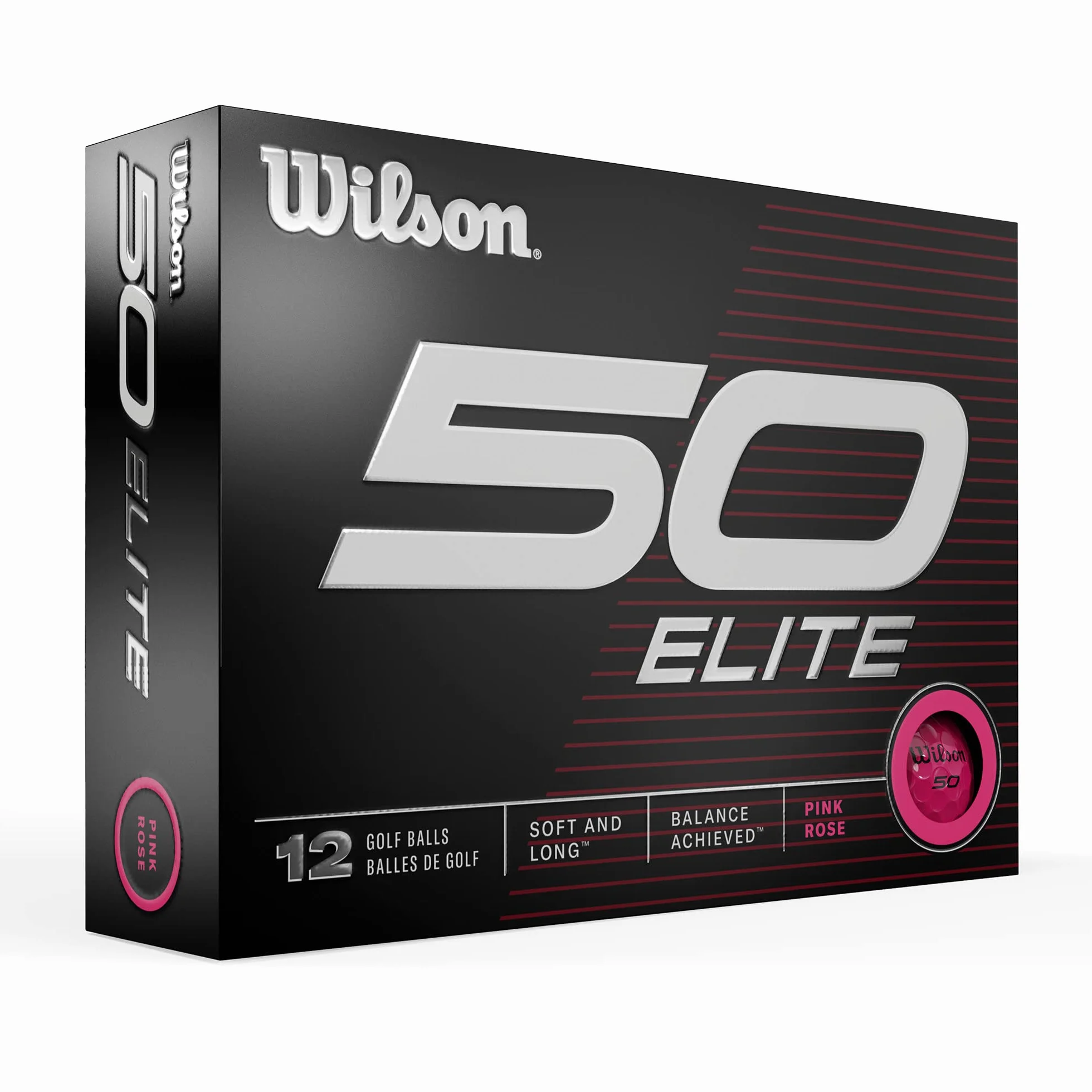 Wilson Fifty Elite Pelotas de Golf Unisex Adulto