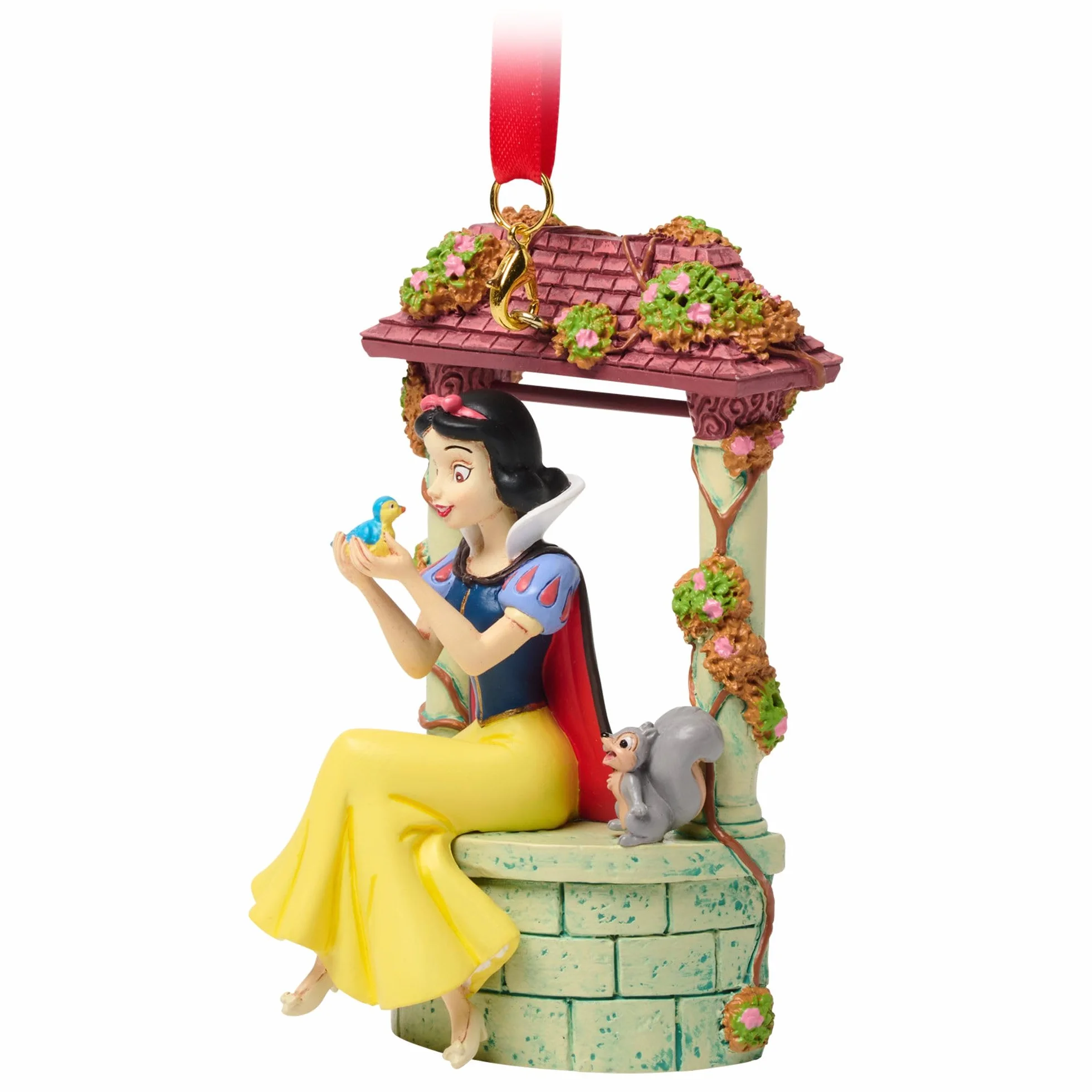 Disney Store Adorno Oficial Blancanieves Sketchbook, 10 cm, Decoración árbol de Navidad para Colgar o Figura Independiente