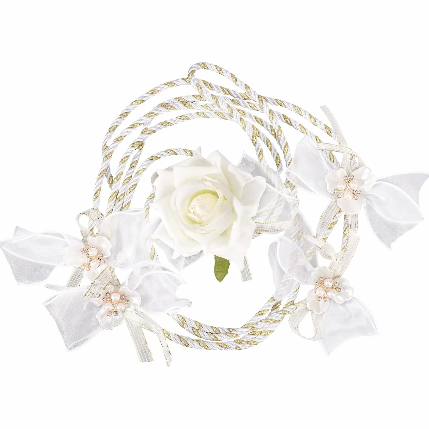 Gosknor Lazo de Boda Delicado Cuerda Lazo Ceremonia Cordón Unión Suministros Decoración para Regalos Novia México