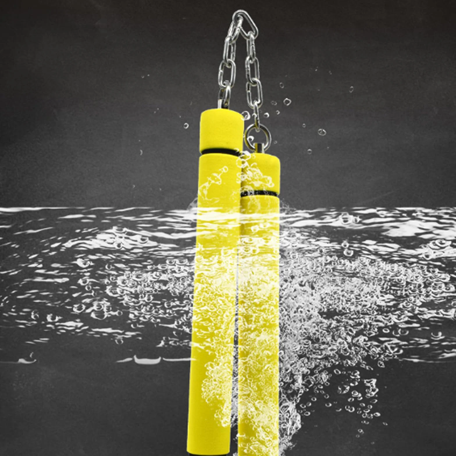 2 Pcs Nunchakus de Espuma Entrenamiento Práctico, Nunchucks de Artes Marciales, Nunchaku de Entrenamiento de Seguridad, Nunchakus para Niños Adultos y Principiantes