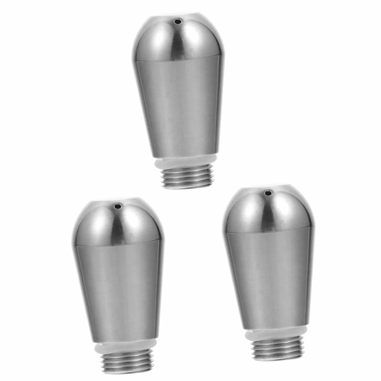 Cabilock Cafetera Espresso 3 Piezas boquilla de vapor accesorios para cafeteras leche accesorios de café maquina de cafe accesorio para cafetera caños de cafetera de acero inoxidable Metal