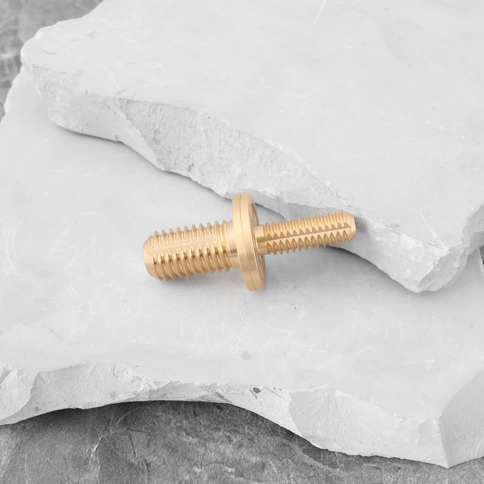 EMSea 2 tacos de billar de 1/2 pulgada con tornillo de latón para taco de billar extendido, 47,5 x 22 mm