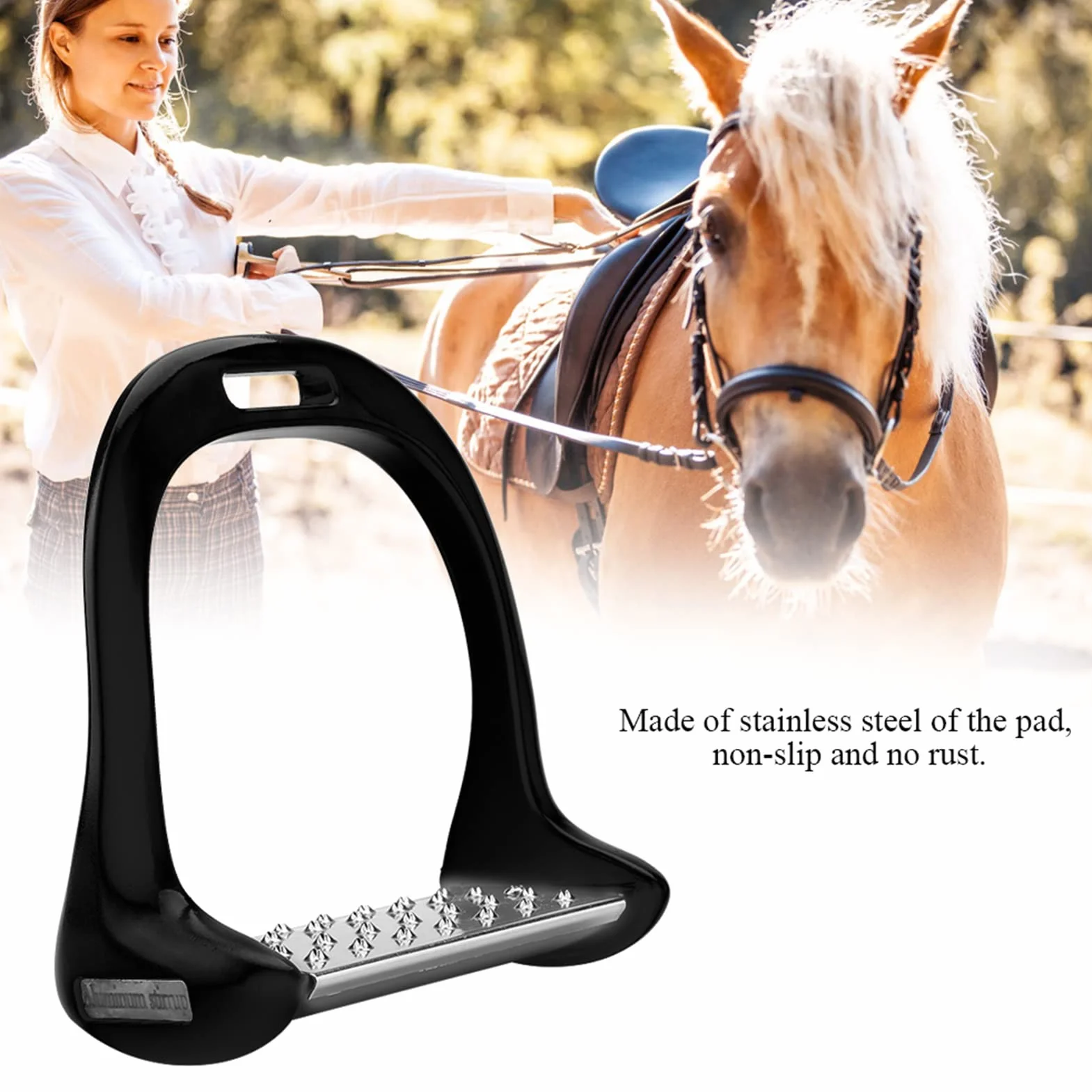 Estribos de Seguridad para Caballos de Aluminio Antideslizantes Acabado Elegante