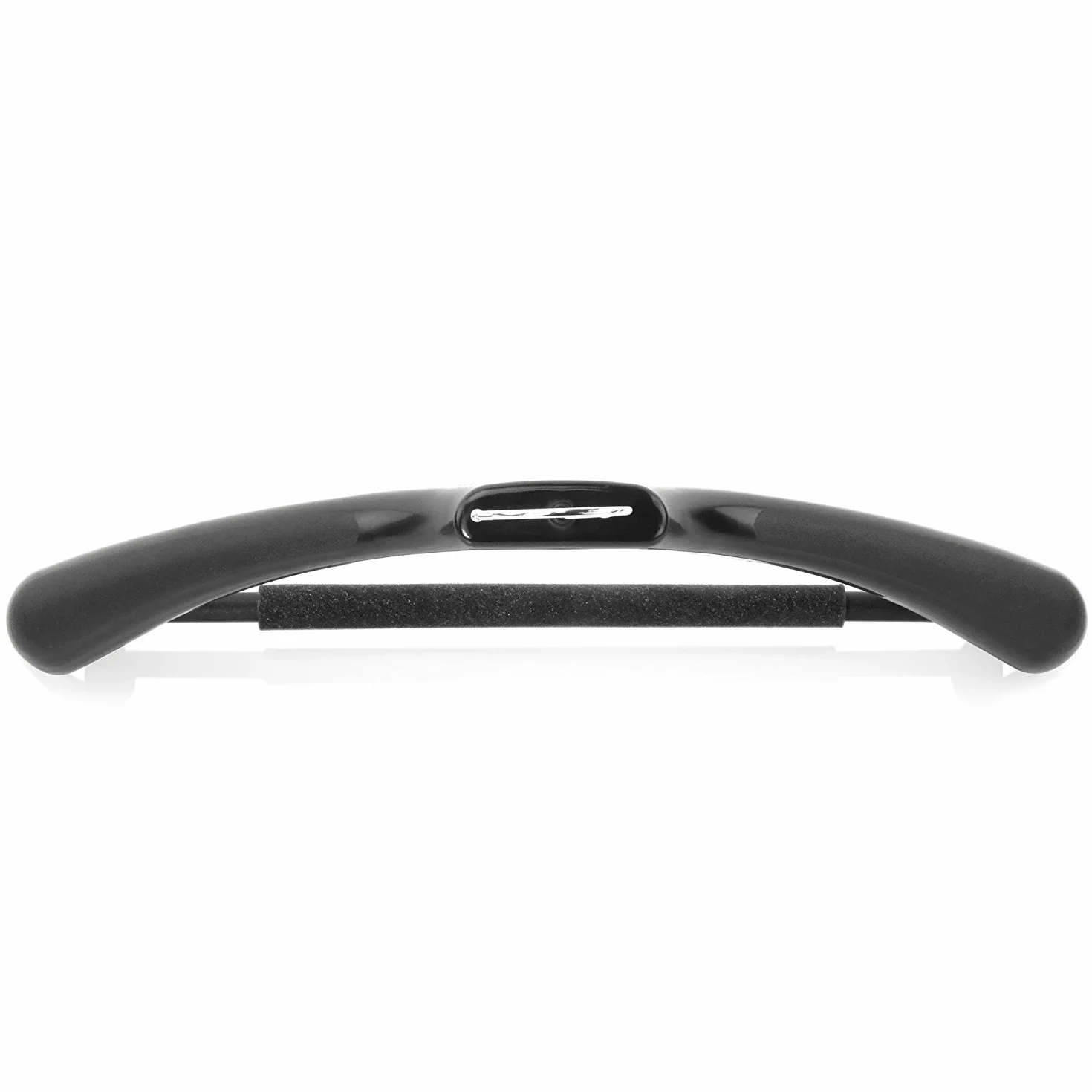 Hangerworld 10 Perchas 42cm para Trajes Plástico Negro Barra y Hombros Anchos Antideslizantes