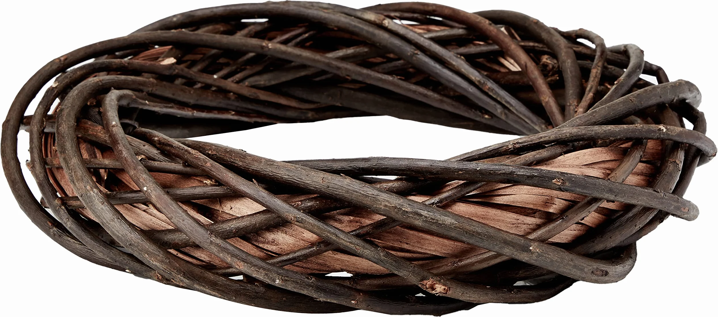 RAYHER 65008000 Corona de Mimbre Natural para Decorar. para Colgar en la Puerta o como Centro de Mesa. Diámetro 30 x 7 cm.