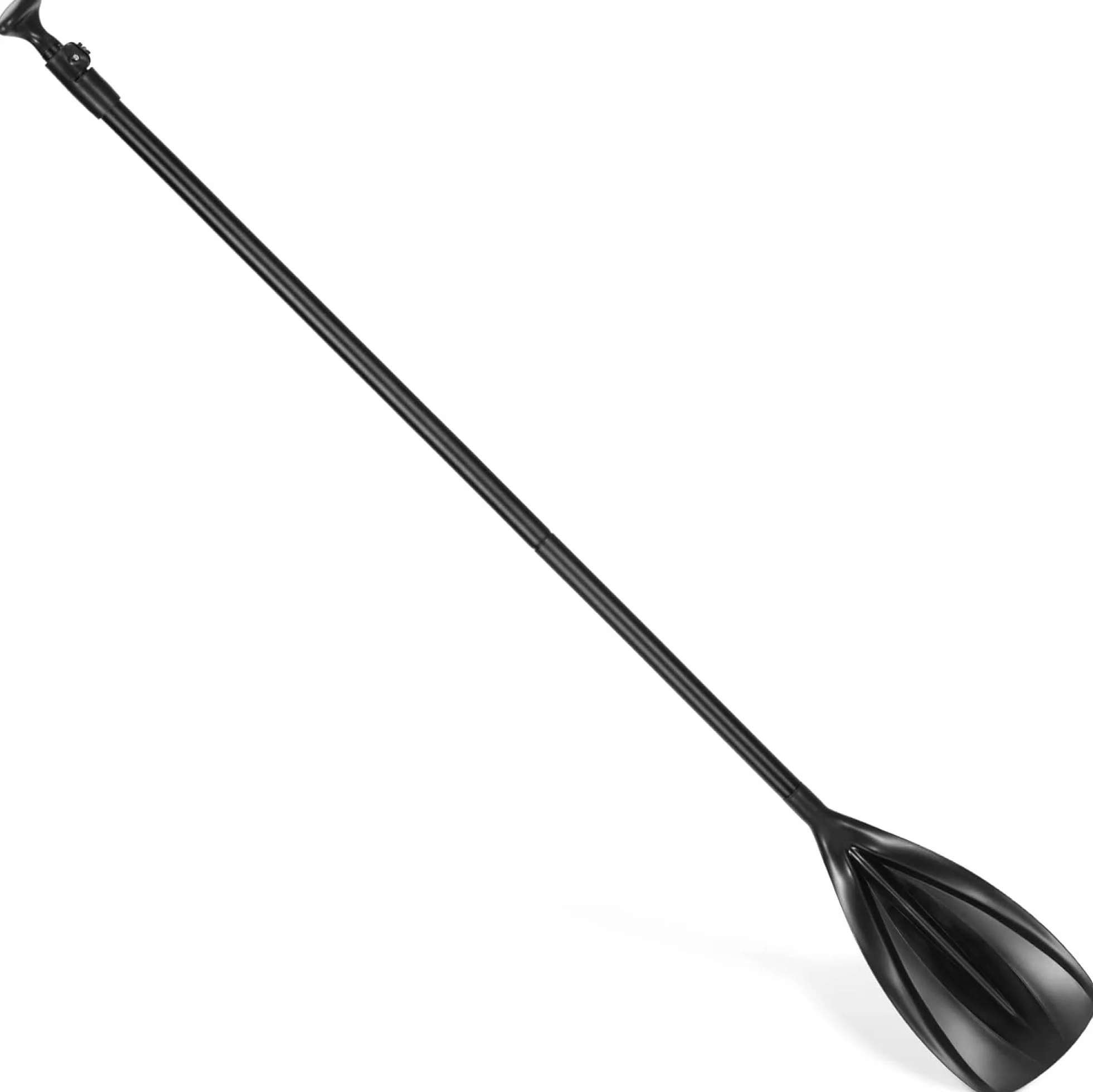 Navaris Remo para Kayak Telescópico - Pala para Bote Hinchable Deporte Acuático - Negro