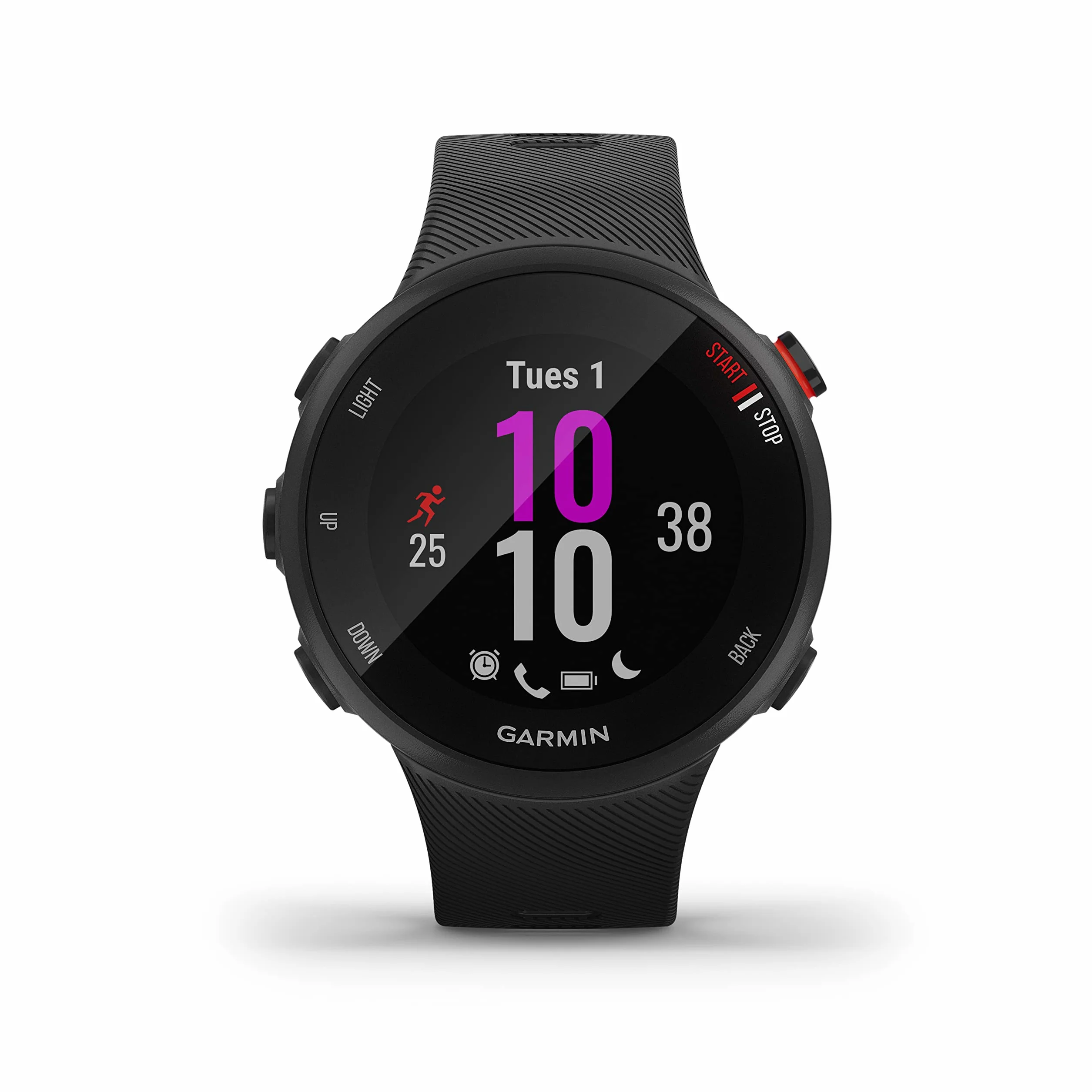 Garmin Forerunner 45S Reloj GPS para Correr con Frecuencia Cardiaca en la Muñeca, Negro