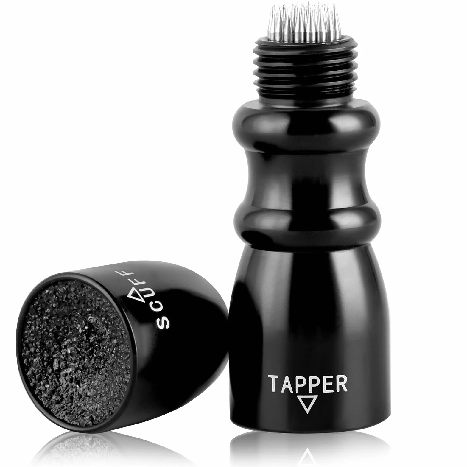 Thinp 1 Piece Herramienta de punta Billiard Cue Tool Black Billiard Cue Accessories Tip Billiard Cue Maintenance Tool, for Snooker Billiard Trimmer Tapper Repair Tool
