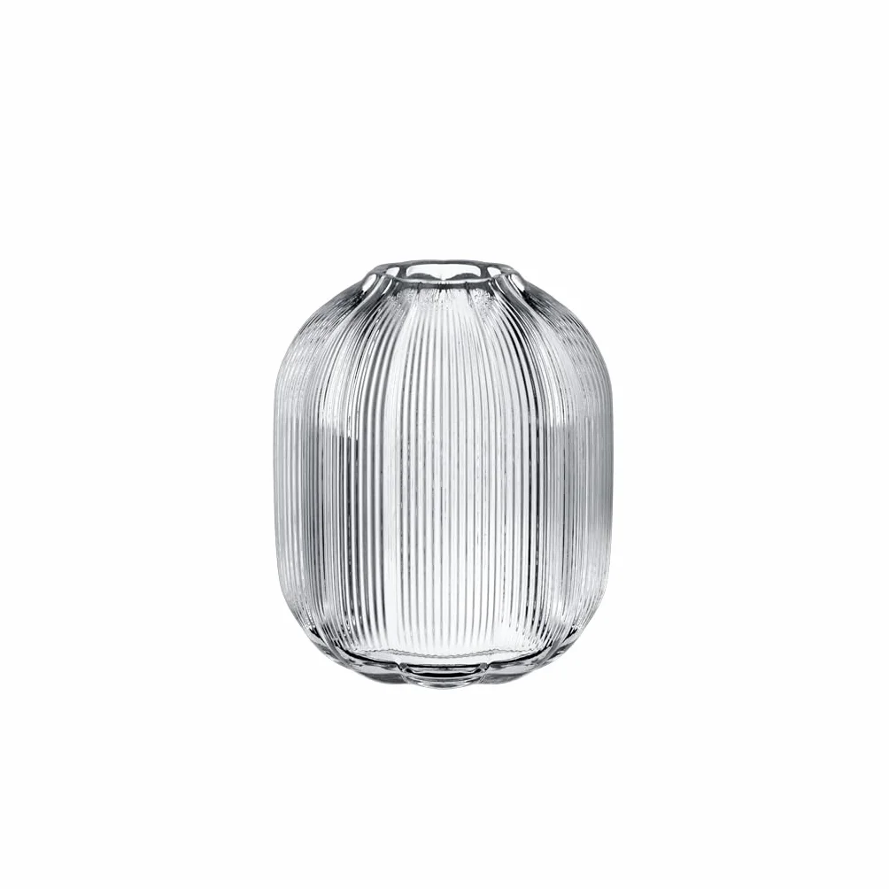 Villeroy & Boch - Fleur, jarrón Decorativo Transparente de 19 cm, inspiración Floral, jarrón de Mesa Apto para lavavajillas, Hecho a Mano de Vidrio soplado, artículos de decoración para el hogar