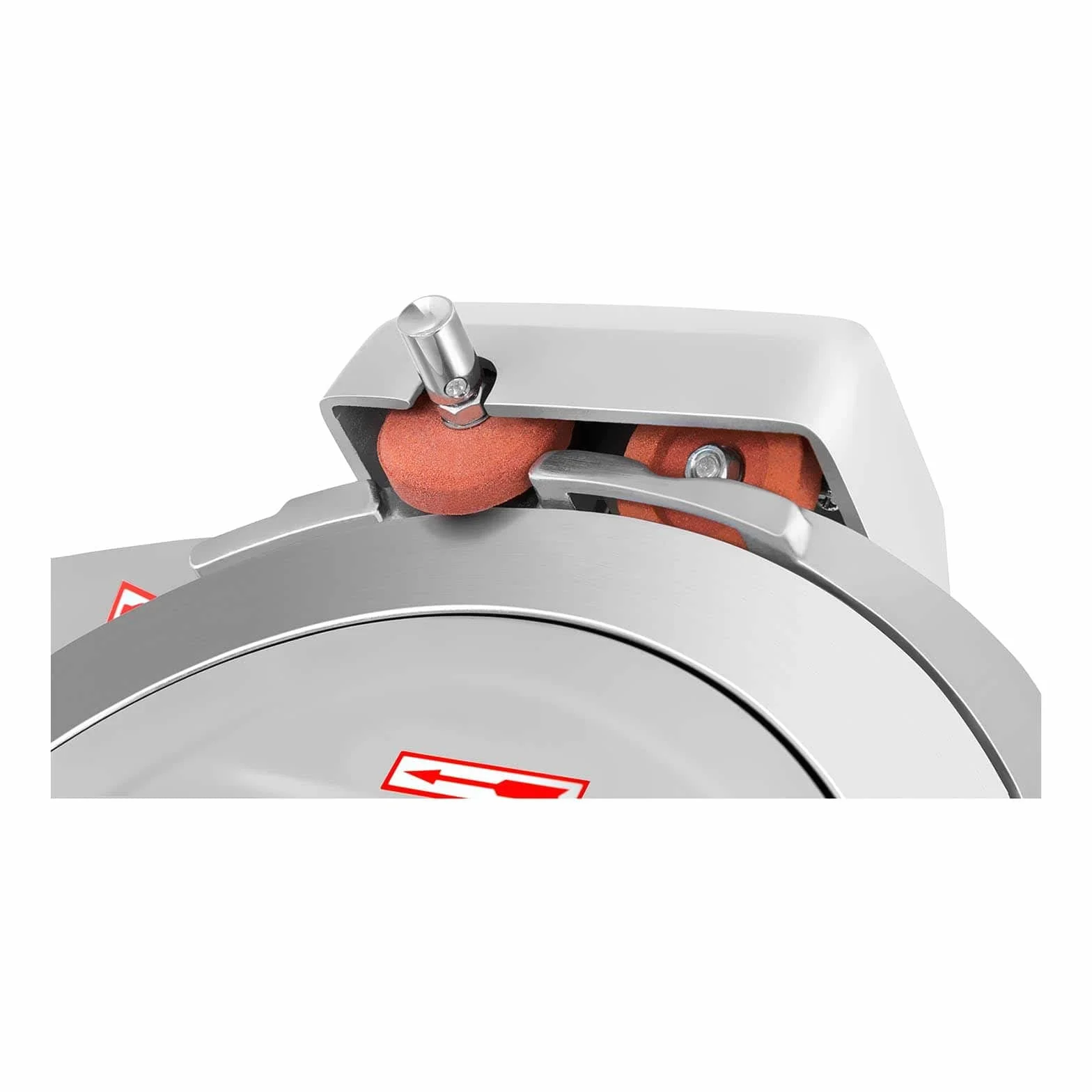 Royal Catering Cortafiambres Cortador De Fiambres Para Carnicería RCAM-250EXPERT (Cuchilla: Ø 250 mm, Corte hasta 12 mm, 180 W, Con afilador)