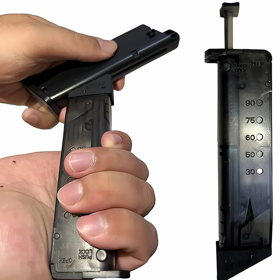 Carga de Velocidad Softair/Airsoft, Cargador de Pistola BB de 6 mm Carga rápidamente el Dispositivo BB Que se Adapta a la mayoría de los Cargadores de Pistola Airsoft
