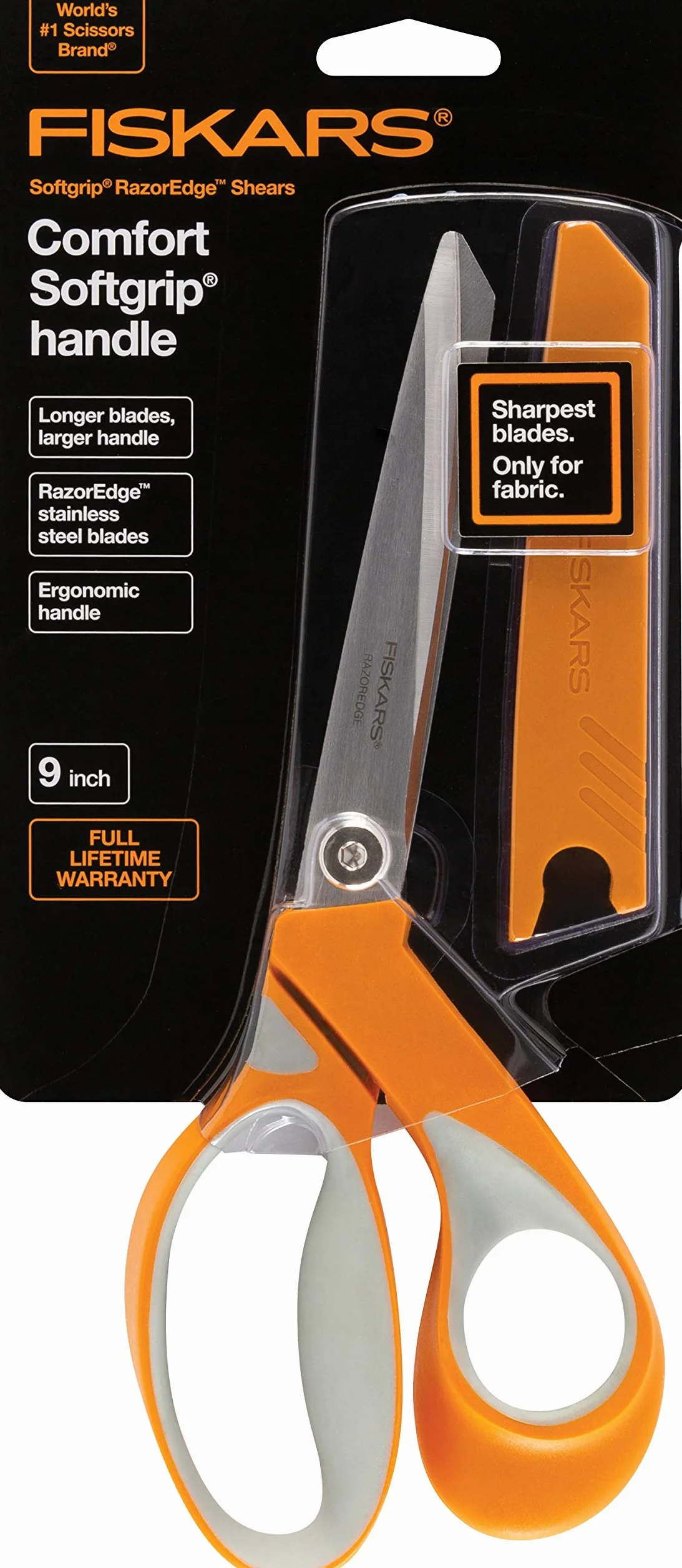 Razoredge Softgrip Fabric Scissors 9"-