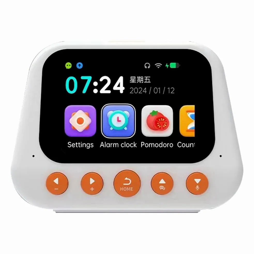 Reloj despertador inteligente con IA para niños, multifuncional, máquina de diálogo de voz, gestión del tiempo, reloj autodisciplinado B