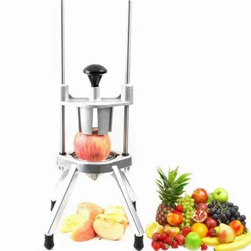 Cortador de cuña de limón y lima, cortador de verduras y frutas de grado comercial para patatas, tomates, cebollas, cortador de cocina perfecto