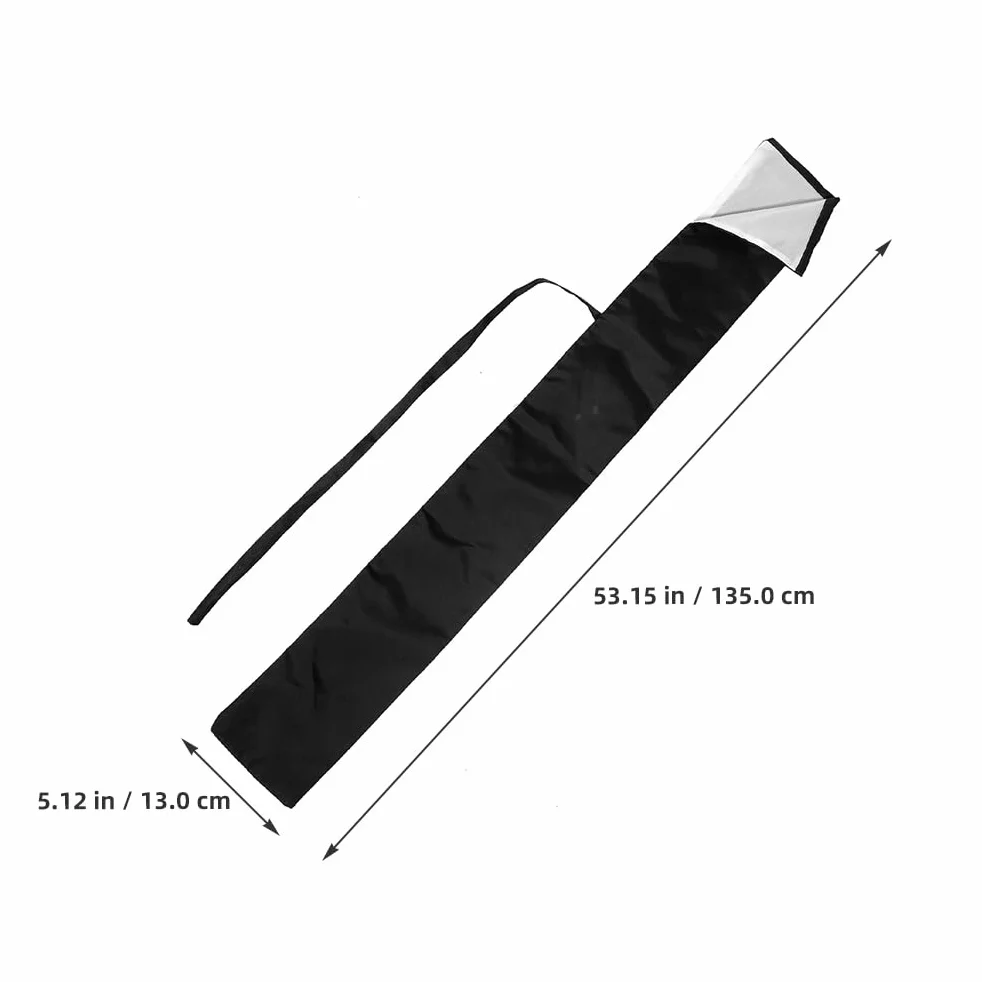 Cabilock 2 unids vaina multifuncional bolsa espadas titular fu portátil cubierta blanca cm katana samurai correa almacenamiento japonés bolsa espada negra