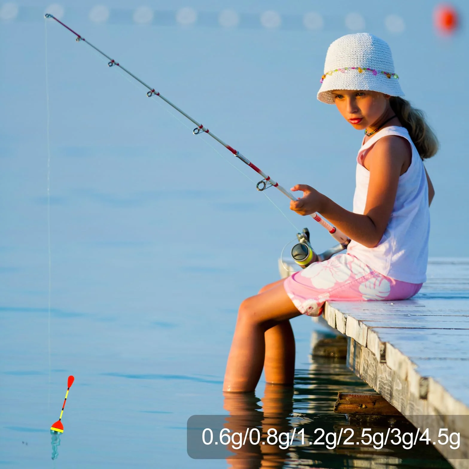 VIPMOON Flotador de Pesca Trucha 0.6-4.5g 10 Unidades